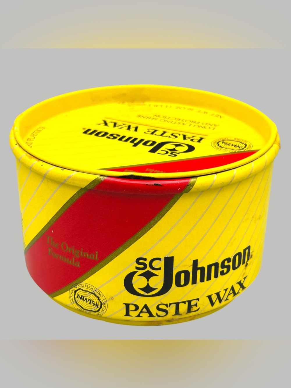 Discontinued SC Johnson Paste Wax - Protects Wood Metal Leather Plastics - 75%